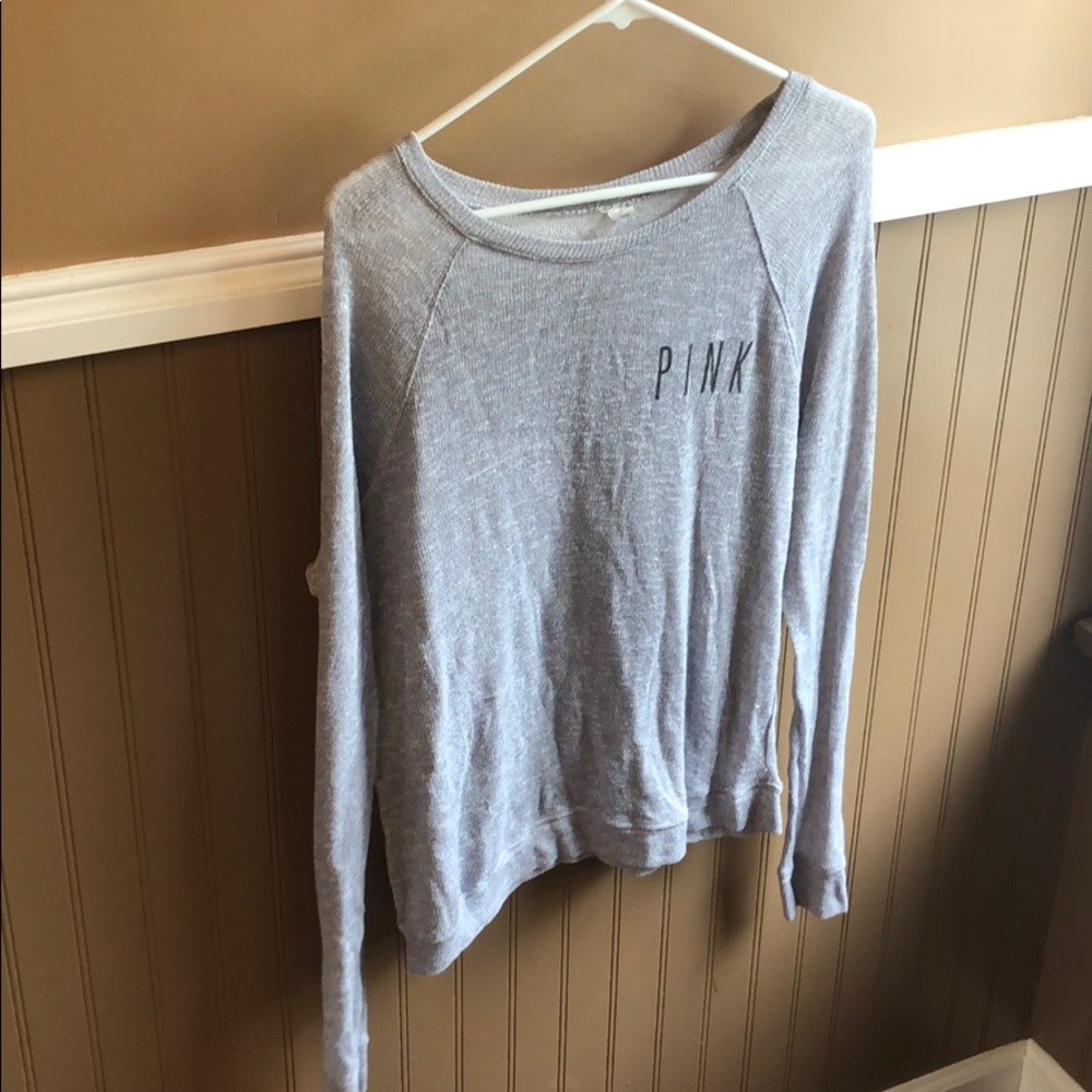 Pink Victoria’s Secret Gray Light Sweater